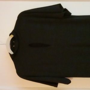 Zara Soft Cut out dress in black- S